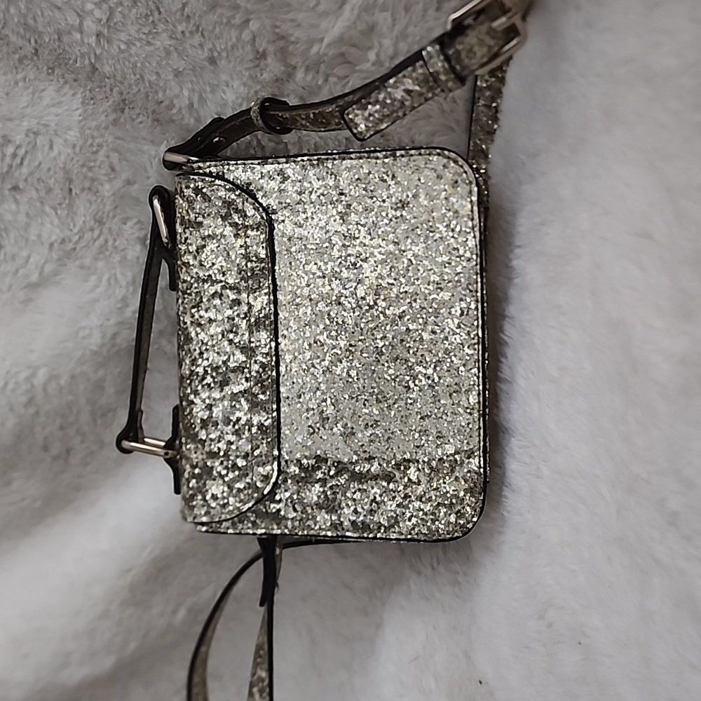 Kate Spade Glitter Girl Scout Crossbody Micro Bag Purse - Picture 4 of 7